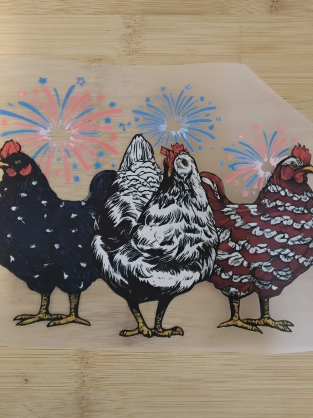 Chicken DTF Heat Transfer